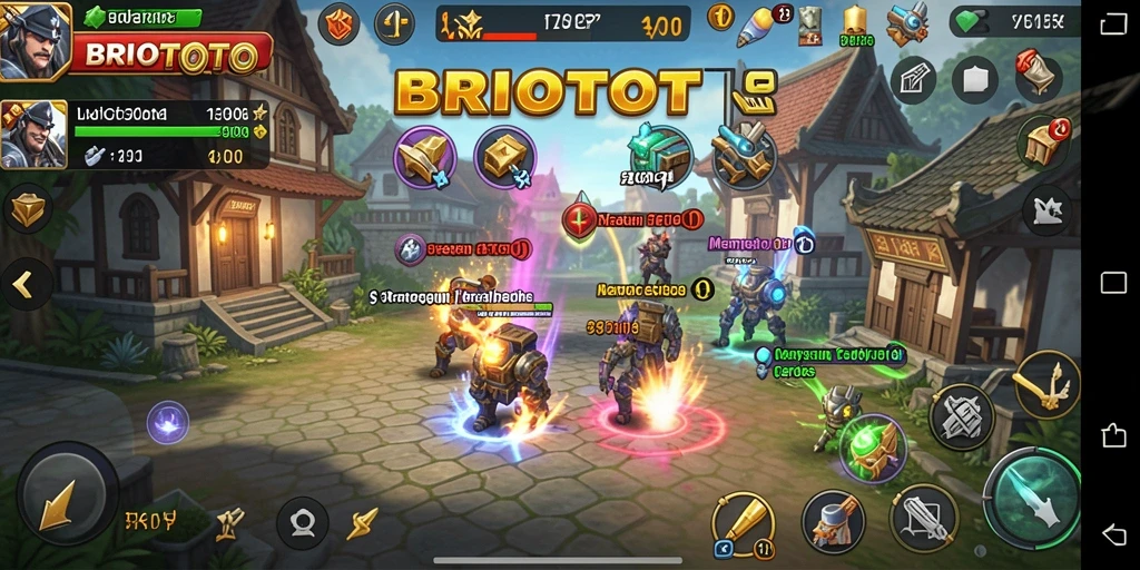 Tampilan gameplay BRIOTOTO yang menarik dan menantang.