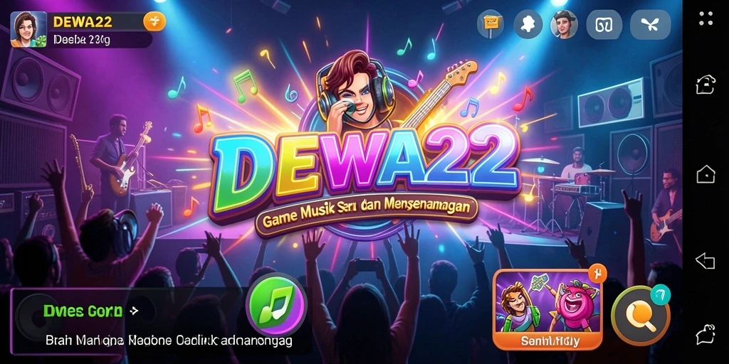 Screenshot DEWA22 menampilkan gameplay musik yang seru dan menarik.
