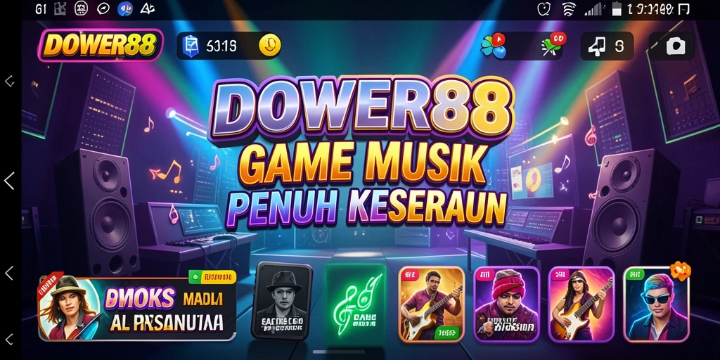 Tampilan gameplay DOWER88 yang menarik dan penuh warna.