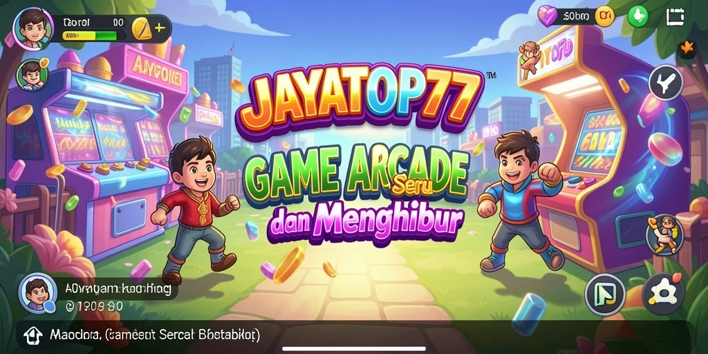 Tampilan gameplay menegangkan dalam JAYATOP77 di layar.
