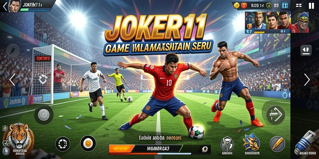 Tampilan gameplay <strong>JOKER11</strong> yang mendebarkan dan penuh aksi olahraga.
