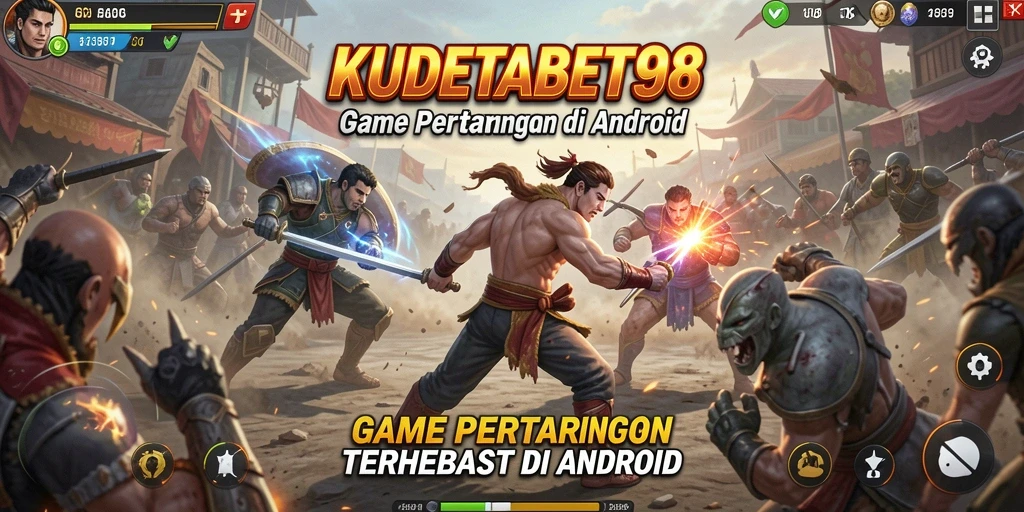 Tampilan seru pertarungan karakter di KUDETABET98