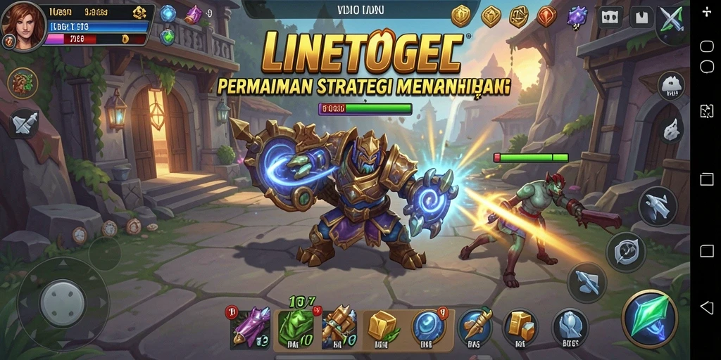 Tampilan menarik dari gameplay LINETOGEL yang seru dan strategis.