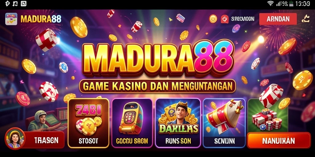 Screenshot gameplay MADURA88 yang menampilkan serunya permainan Kasino.