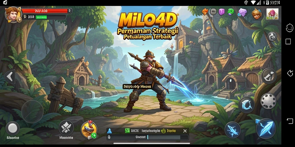 Tampilan gameplay menarik dan penuh aksi di MILO4D.