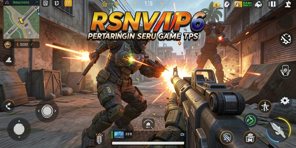 Screenshot gameplay RSNVIP6 dengan aksi pertempuran seru.