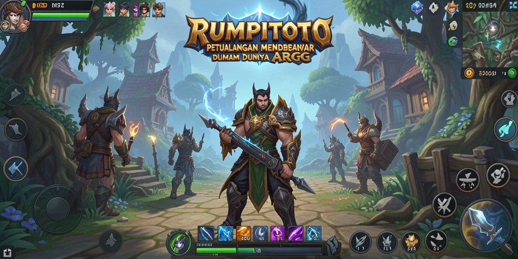 Tampilan gameplay seru dan menantang dalam RUMPITOTO ARPG.