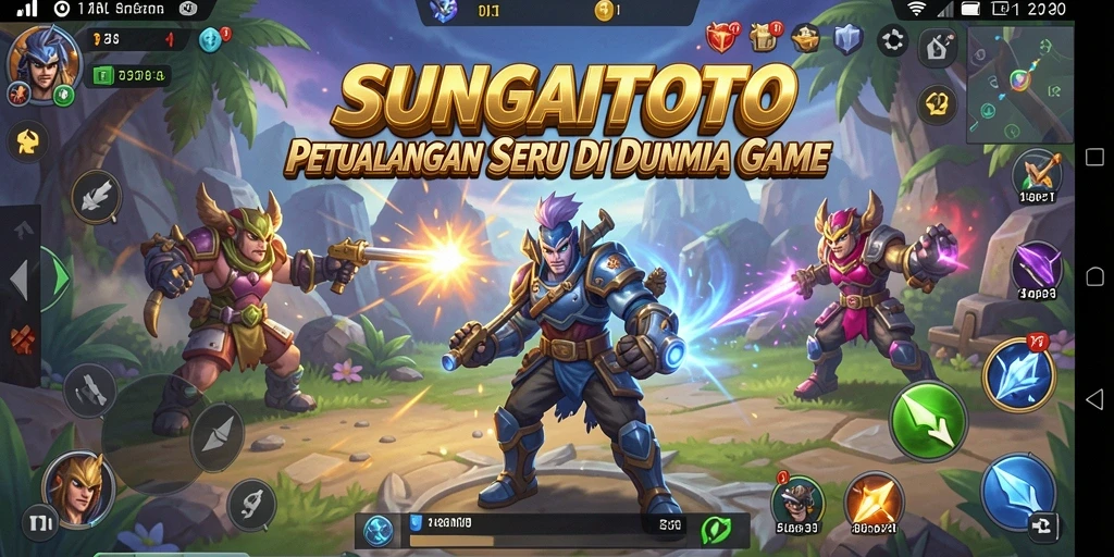 Tampilan gameplay petualangan menegangkan di SUNGAITOTO.