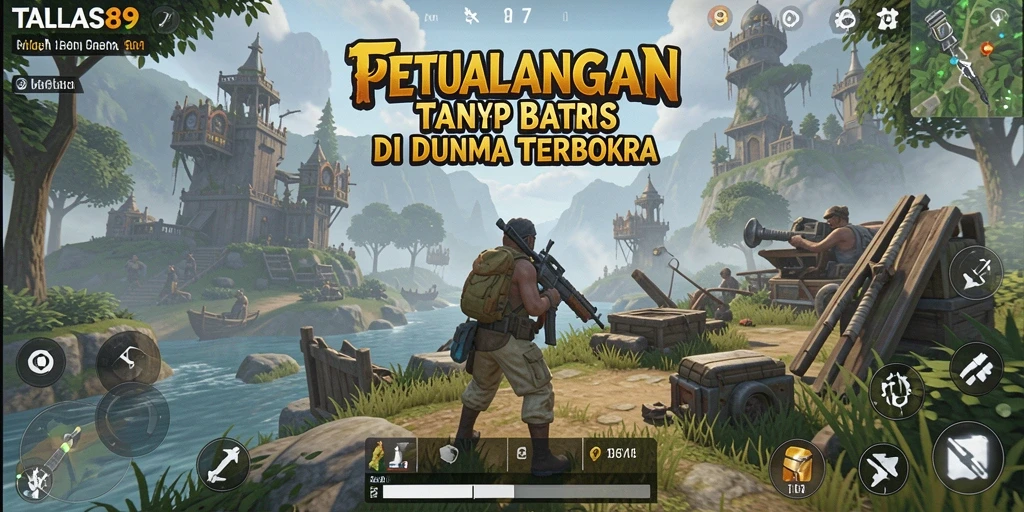 Tampilan gameplay TALAS89 di dunia terbuka yang menakjubkan.