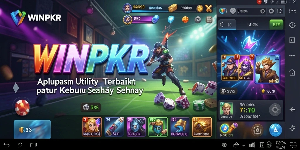 Tampilan antarmuka WINPKR yang intuitif dan mudah digunakan.